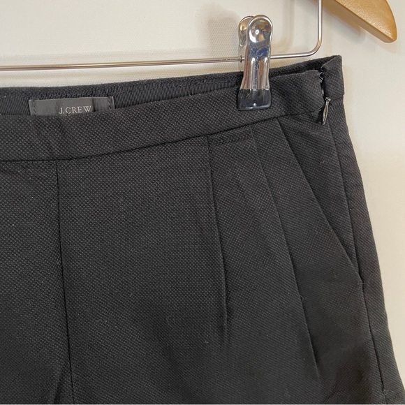 J. Crew Side-Zip Trouser Shorts Black - Picture 2 of 5